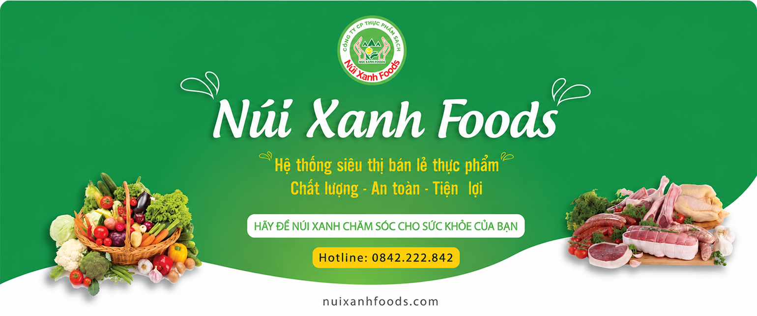 Núi Xanh Foods - hệ thống siêu thị bán lẻ thực phẩm